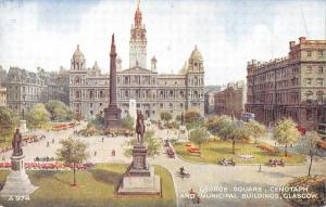 BR70661 george square cenotaph and municipal buildings  glasgow  scotland