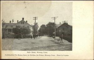 Moosup CT Main St. c1905 Postcard