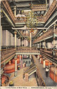 H36/ St Louis Missouri Postcard c1930s-40s Interior Brewery Anheuser Busch