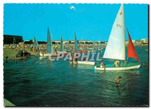 Postcard Modern Light Approval Royan Ch Ms. The Beach and the Yachting