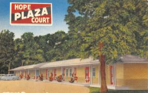 Hope Arkansas Plaza Court Street View Antique Postcard K102545
