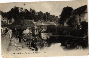 CPA AK QUIMPERLÉ-Vue sur le Pont Fleuri (188775)