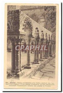Daoulas Old Postcard Remains considerable d & # 39un cloister built around th...