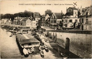 CPA Pont-Sainte-Maxence - Quai de la Pecherie (1032464)