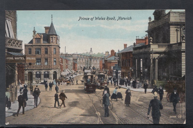 Norfolk Postcard - Prince of Wales Road, Norwich   HP457