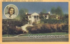 Loretta Young, Belair, CA, USA Movie Star Actress, Unused 