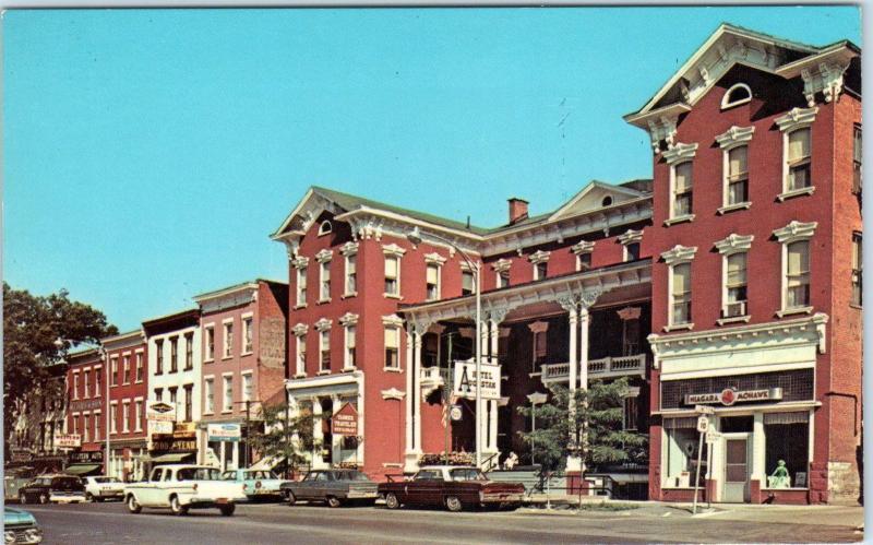 COBLESKILL, NY New York     STREET SCENE  c1960s  Cars  Postcard