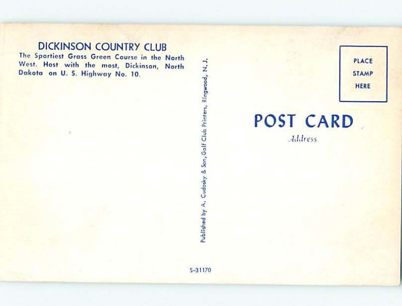 Chrome GOLF SCENE Dickinson North Dakota ND AG5793