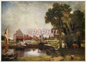 Postcard Modern Dedham Mill Victoria and Albert Museum London John Constable