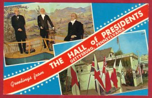 GRREETINGS FROM HALL OF PRESIDENTS, GETTYSBURG, PENNSYLVANIA (PC186) SEE SCAN