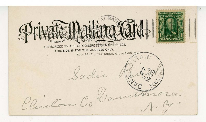 VT - St. Albans. Hospital   (Private Mailing Card)