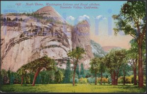 NORTH DOME WASHINGTON COLUMN AND ROYAL ARCHES YOSEMITE NATIONAL PARK