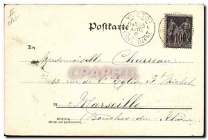 Postcard Circus Clown Old Woman