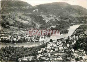 Postcard Modern Seysssel (Ain and Haute Savoie) Both Seyssel and the bridge o...