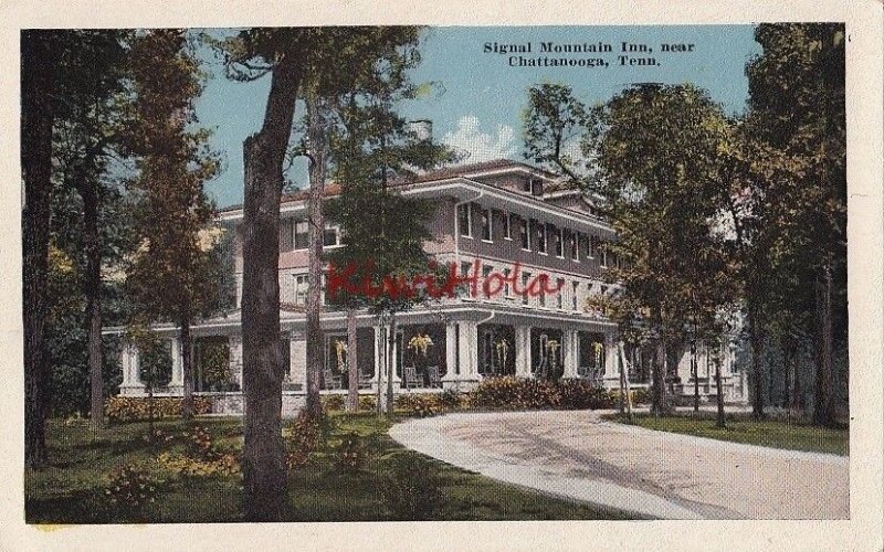 Postcard Signal Mountain Inn near Chattanooga TN