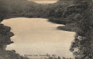 Dominica Dominican Republic Mountain Lake Vintage Postcard