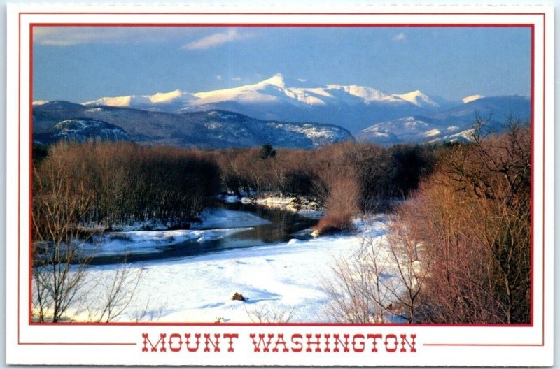 Postcard - Mount Washington and Saco River, White Mountains - New Hampshire