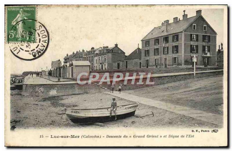 Old Postcard Luke sea descent of the Grand Orient and the dam & # 39Est