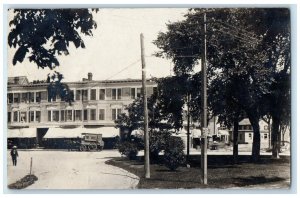 Lynn Massachusetts MA RPPC Photo Postcard Street View Horse And Wagon Scene