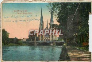 Postcard Old StraBburg Evangel