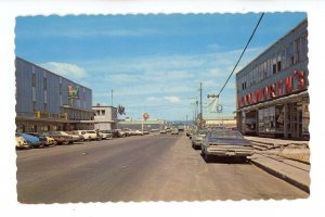 Canada - QC, Sept-Iles. Arnaud Avenue Street Scene ca 1970