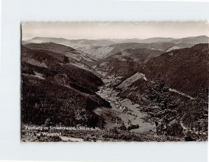 Postcard Blick ins Wiesental, Feldberg im Schwarzwald, Feldberg, Germany