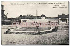 Postcard Old Byron Monument Aux Morts Pour La France 1926