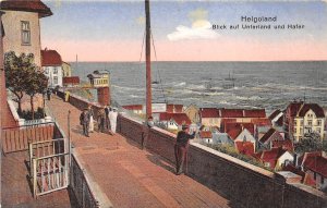 Lot362 helgoland blick auf unterland und hafen germany