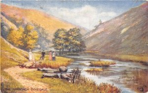 The Approach Dovedale Derbyshire UK 1910c Tuck Oilette postcard