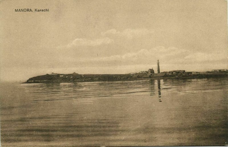 pakistan, KARACHI, Manora Lighthouse (1930s) Postcard