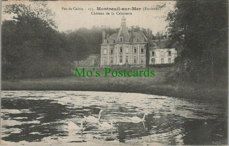 France Postcard - Chateau De La Calotterie, Montreuil-Sur-Mer RS25957