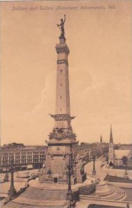 Indiana Indianapolis Soldiers And Sailors Monument 1917