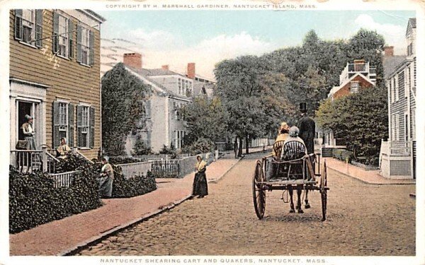 Nantucket Shearing Cart & Quakers Massachusetts