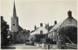 East Brent Village and Church Somerset