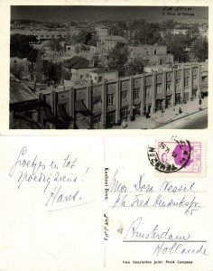 iran persia, TEHRAN TEHERAN, Partial View (1956) RPPC Postcard