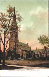 USA Asylum Hill Congregational Church Hartford Connecticut Postcard 05.42