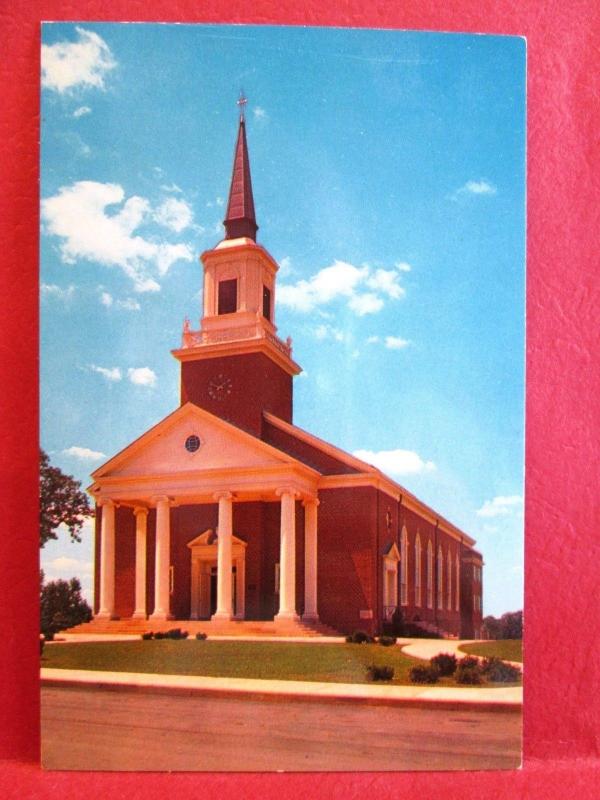 Postcard MD Westminster Western Maryland College Baker Memorial Chapel