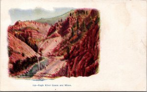 USA Eagle River Canyon and Mines Colorado Vintage Postcard 09.53