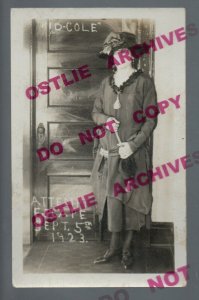 Lincoln NEBRASKA RPPC 1923 ESCAPE ATTEMPT Penitentiary Prison CROSS DRESSER