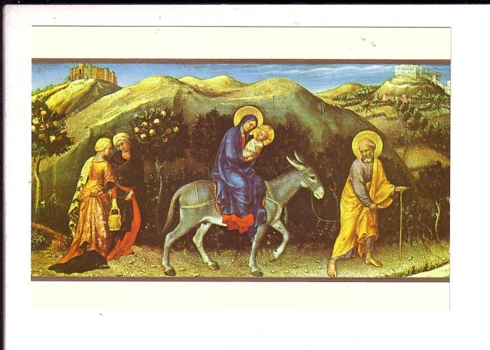 Christmas Blessed, Mary, Joseph, Jesus,  Pub.1950 - 60's