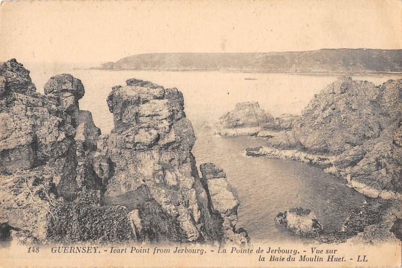 uk39133 icart point from jerbourg guernsey real photo uk lot 20 uk