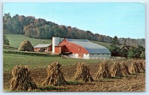 SUGARCREEK, OH Ohio ~ DAIRY FARM c1960s Tuscarawas County Postcard