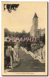 Old Postcard Auch L & # 39Escalier Monumental