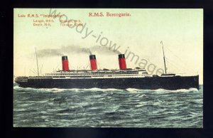 LS2490 - Cunard Liner - Berengaria - postcard