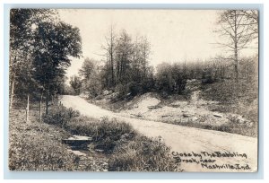 Close By The Bobbling Brook Near Nashville Indiana IN RPPC Photo Postcard 