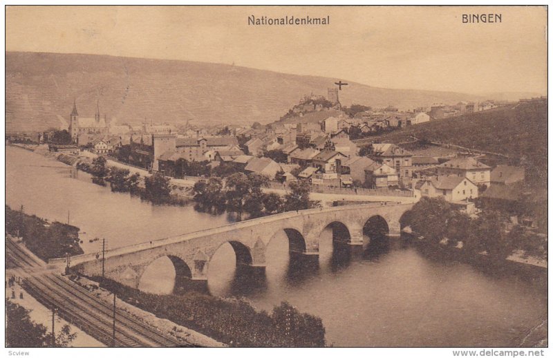 Nationaldenkmal, BINGEN, Rhineland-Palatinate, Germany, PU-1912