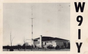 Northbrook Illinois Giant Aerial Amateur Radio QSL Postcard Card