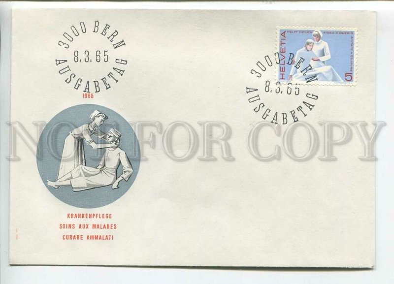 444969 Switzerland 1965 FDC Red Cross