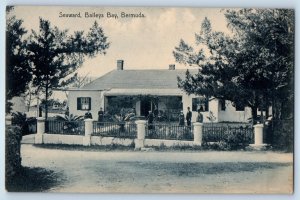 Bermuda Postcard View of Seaward Baileys Bay c1910 Antique Unposted