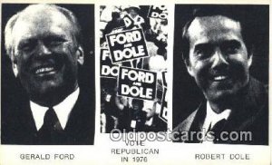 Vote Republican in 1976 Gerald Ford 38th USA President Unused 